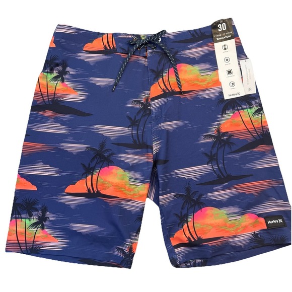 Hurley Other - Hurley Phantom Weekender Board Shorts NWT Mens 30 Blue 8.5" inseam Beach
